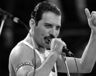 Freddie Mercury fue un cantante y compositor británico de origen parsi que alcanzó fama mundial por ser el vocalista principal y pianista de la banda de rock Queen.