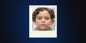Fotografía del niño desaparecido.
