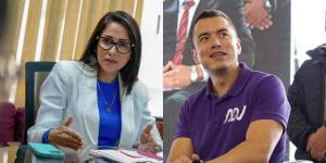 Luisa González y Daniel Noboa han aplicado diferentes estrategias en la campaña.