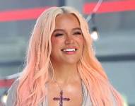 Karol G, la reconocida cantante colombiana que está siendo vinculada sentimentalmente con el Ferxxo, en una imagen de archivo.