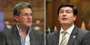 Gruber Zambrano y Patricio Cervantes.