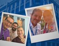 En redes sociales se cuestionó el rol que cumplen dos empleados del Gobierno Provincial del Guayas: Xavier Pimentel y Alejandro Peñaherrera.