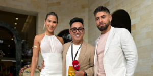 Alejandra Jaramillo, Lazito y Beta Mejía en una imagen de archivo.