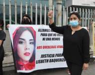 La familia de Lisbeth Baquerizo exige justicia.