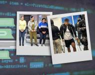 Composición fotográfica. El hijo de Junior Roldán fue detenido en la madrugada en una urbanización privada.