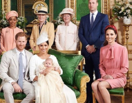 La familia real británica.