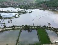 Inundaciones en la provincia de Manabí.