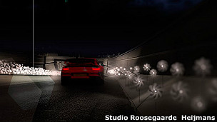 Las autopistas inteligentes brillarán en la oscuridad