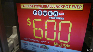 US$600 millones para ganador de lotería en Florida