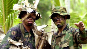 Pintura de camuflaje a prueba de bombas y mosquitos