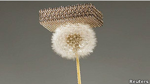 El nuevo material más ligero del mundo