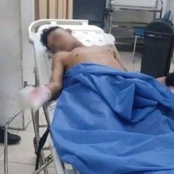 Imagen de Eddy R., el extorsionador que perdió la mano al atentar contra una importadora de repuestos.