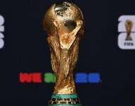 Imagen del trofeo del Mundial