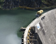 El 5 de enero de 2024, la cota de la represa Mazar registró 2 146 metros sobre el nivel del mar