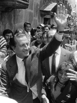 Exmandatario de Ecuador, Rodrigo Borja Cevallos.