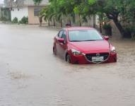 La fuerte lluvia que cayó sobre la ciudad por más de 2 horas, afectó principalmente a los barrios de la cabecera cantonal, y de las parroquias Tarqui y Los Esteros.