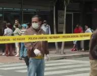 Balacera se registró en el centro de Guayaquil y dejó una persona herida