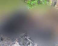 Los cuerpos calcinados de las personas en Honduras