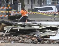 Uno de los tornados tocó tierra cerca del Aeropuerto Internacional de Fort Laudardale.
