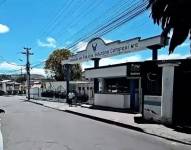 Imagen de un comando policial en Latacunga, Cotopaxi.