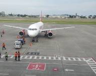 Imagen del aeropuerto de José Joaquín de Olmedo.