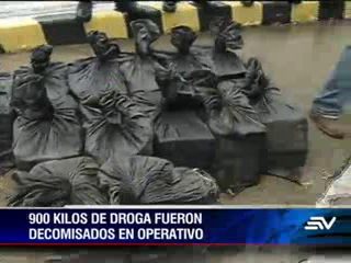 Interceptan cargamento de 900 kilos de droga en golfo de Guayaquil