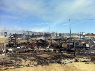 Dos familias se quedaron sin vivienda tras incendio en Las Malvinas