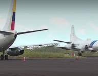 Uno de los aviones estará en el aeropuerto San Cristóbal de las Islas Galápagos.