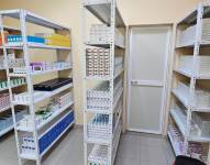 Imagen de archivo de junio de 2023, en la farmacia del Hospital del IESS en Esmeraldas.