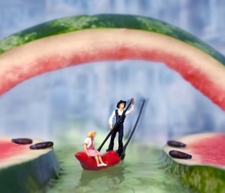 Sorprendentes escenas en miniatura hechas con comida