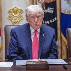 Foto de archivo de Donald Trump.