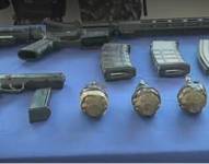 Armamento y droga fueron decomisados en 2 operativos de la Policía Nacional
