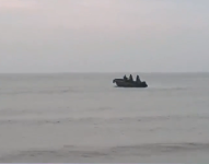 La policía permanece en el sector del accidente.