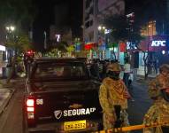Militares, policías y agentes municipales cercaron la zona.