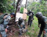 La Policía y el Ejército de Ecuador y Colombia reportan también el decomiso de material explosivo que sí logra cruzar la frontera. Referencial