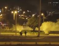 Enfrentamientos en El Trébol.