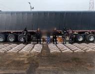 La droga estaba oculta en un compartimento oculto.