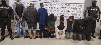 Entre los ocho detenidos hay tres menores de edad.