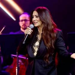 Myriam Hernández en la presentación de los Premios Grammy Latinos, el 9 de noviembre, en Las Vegas.