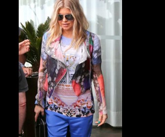 ¡La moda de Fergie embarazada!