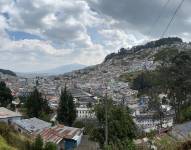 Vista panorámica del centro de Quito.