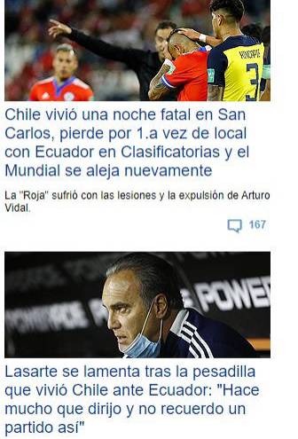 Portada El Mercurio.