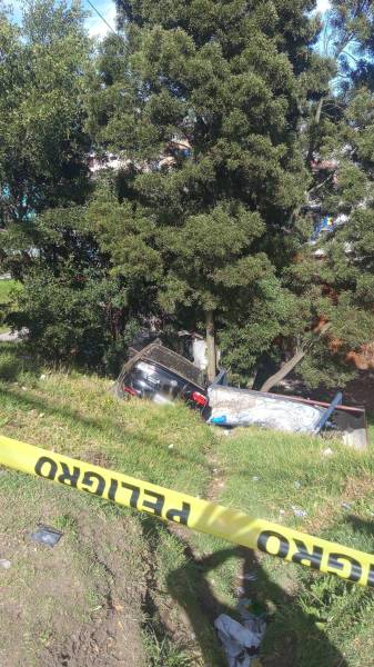 Auto involucrado en el arrollamiento.