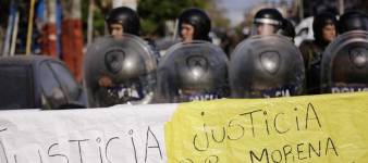 Las protestas en Argentina por la muerte de Morena Domínguez
