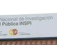 Letrero del Instituto Nacional de Investigación en Salud Pública.