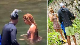 Shakira y Rauw Alejandro captados de vacaciones en Puerto Rico junto a la presencia de Sasha y Milan, los hijos de la colombiana con Piqué.