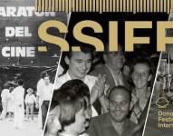 Cartel de presentación del septuagésimo primer festival de cine en San Sebastián.