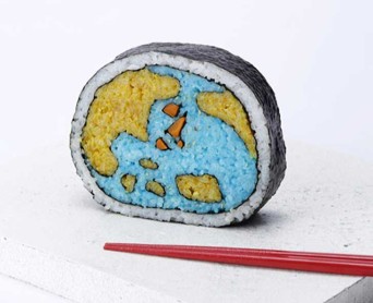 Increíbles y creativas piezas de sushi