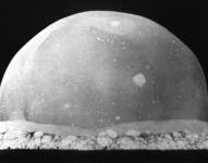 La explosión en el sitio Trinity.