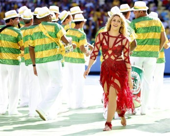 Shakira despide el Mundial Brasil 2014 al ritmo de 'La la la'
